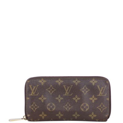 Louis Vuitton Zippy Wallet Monogram Front