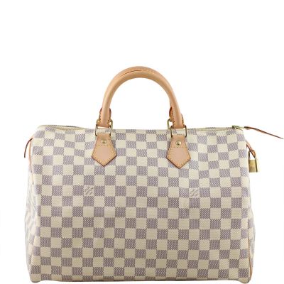 Louis Vuitton Speedy 35 Damier Azur Front