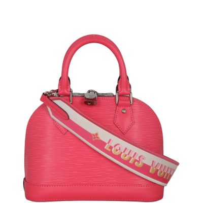 Louis Vuitton Alma BB Epi with Embroidered Strap