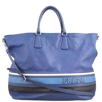Prada Righe Two-Way Tote Strap