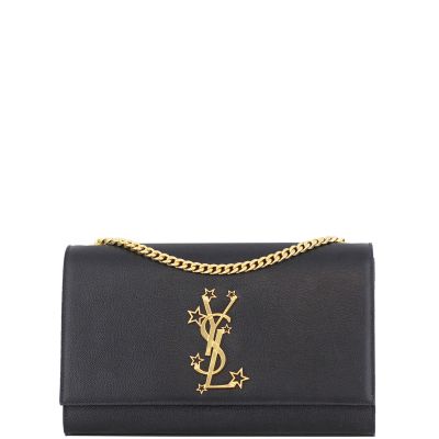 Saint Laurent Kate Stars Sliding Chain Satchel Medium Front