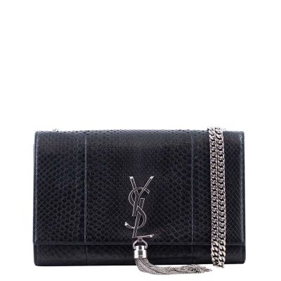 Saint Laurent Classic Medium Kate Tassel Satchel Python Front