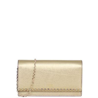 Valentino Rockstud No Limit Pouch With Chain Front