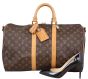 Louis Vuitton Keepall 45 Bandouliere Monogram Shoe